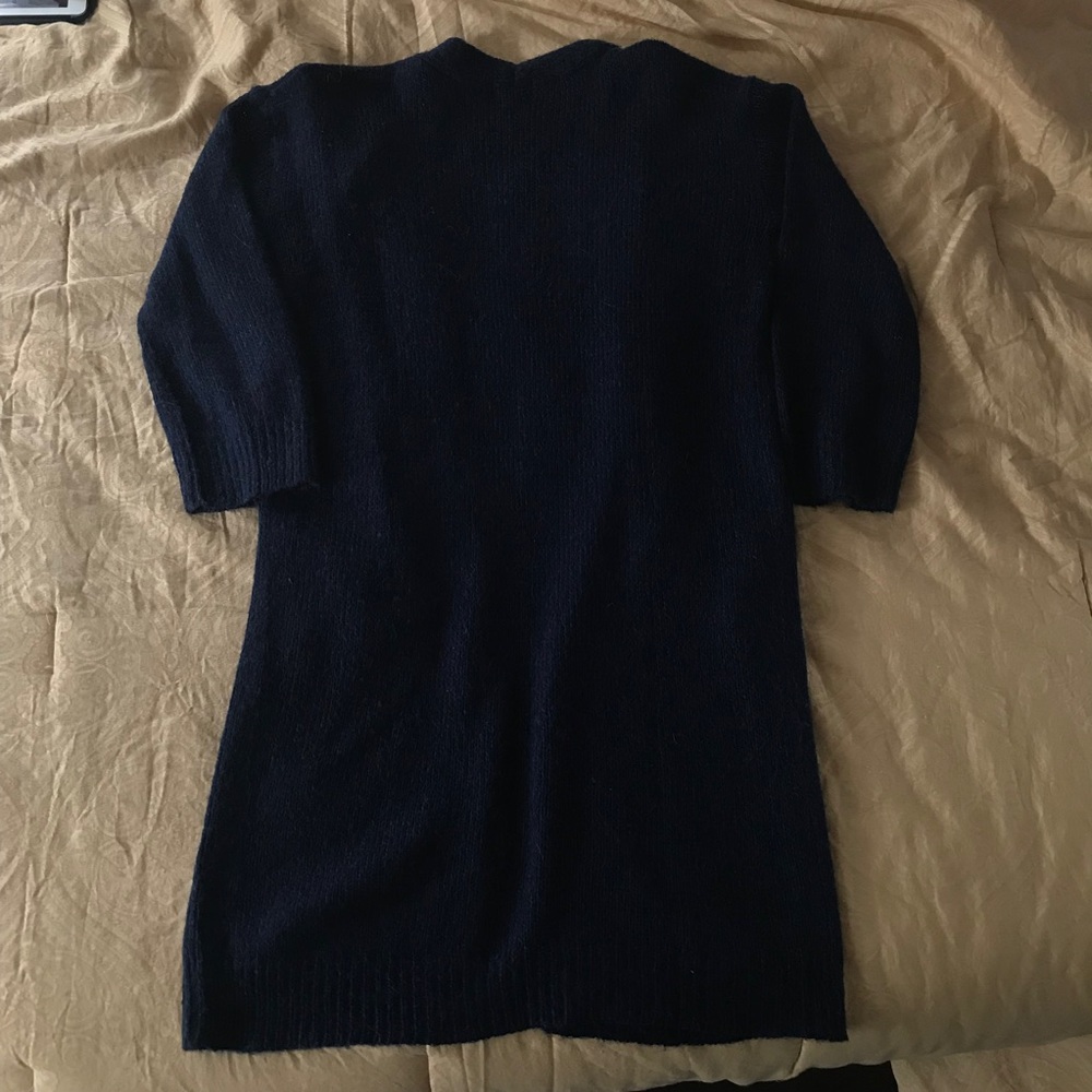 ⛵️ LONG NAVY BLUE DUSTER SWEATER ⛵️ - Picture 5 of 6